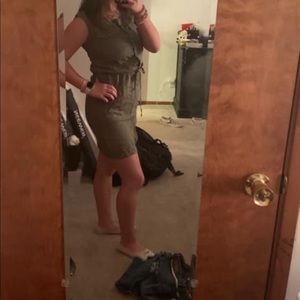 Army Green Dress